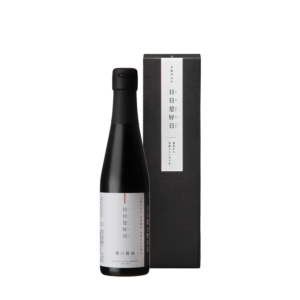 ▶ 日日是好日 濃口醤油 300ml 【１本入ギフト】